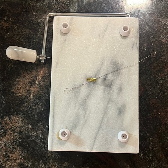 Marble Cheese Board with Wire Cutter - Picture 3 of 14